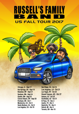 illustrations for fun family trip poster design | Illustration-Design von David Harston