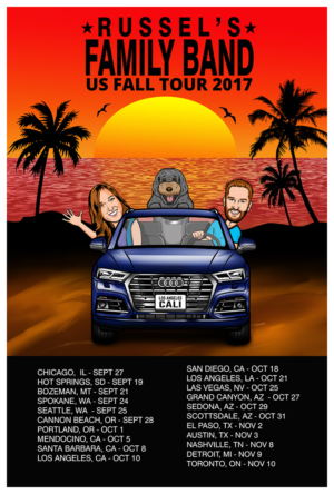 illustrations for fun family trip poster design | Illustration-Design von NILDesigns