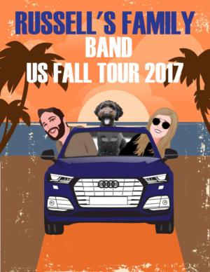 illustrations for fun family trip poster design | Illustration-Design von Annie Creative Service