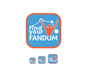 Find Your Fandom ('find your' should be in small letters, Fandom in big letters) | Logo Design by ACK Design