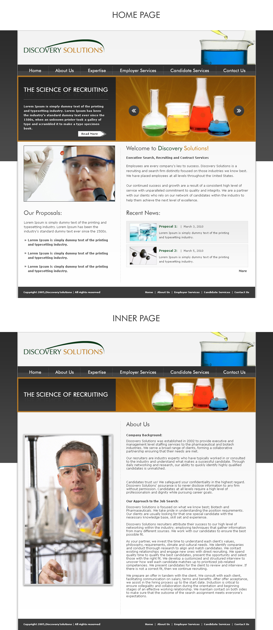 Web Design by LogoDesigns.ae for Mossburg Media | Design #46911