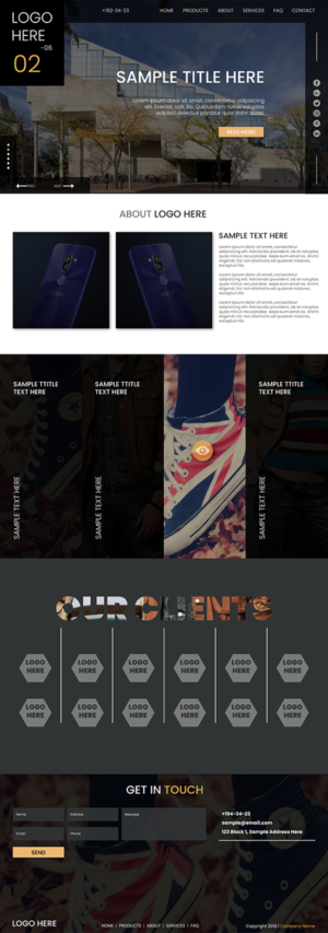 Web Design by RichardReyes for this project | Design: #17901992