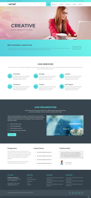 Web-Design von OiligrivTomas für dieses Projekt | Design #17910956