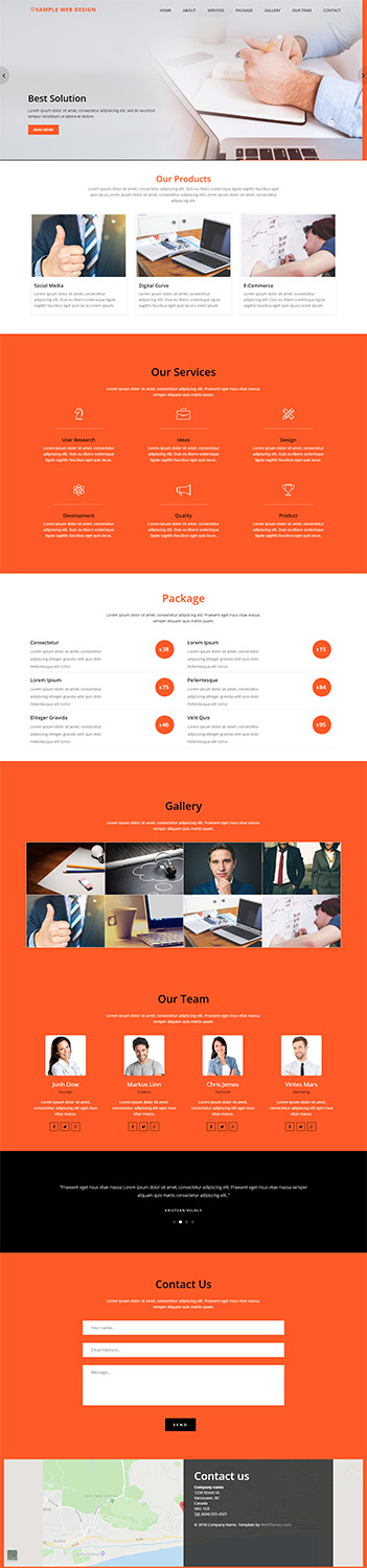 Web Design by OiligrivTomas for this project | Design #17910958