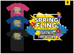 Crossfit Fitness Competition Needs Spring Time Theme Tshirt | Diseño de Camiseta por mngkw