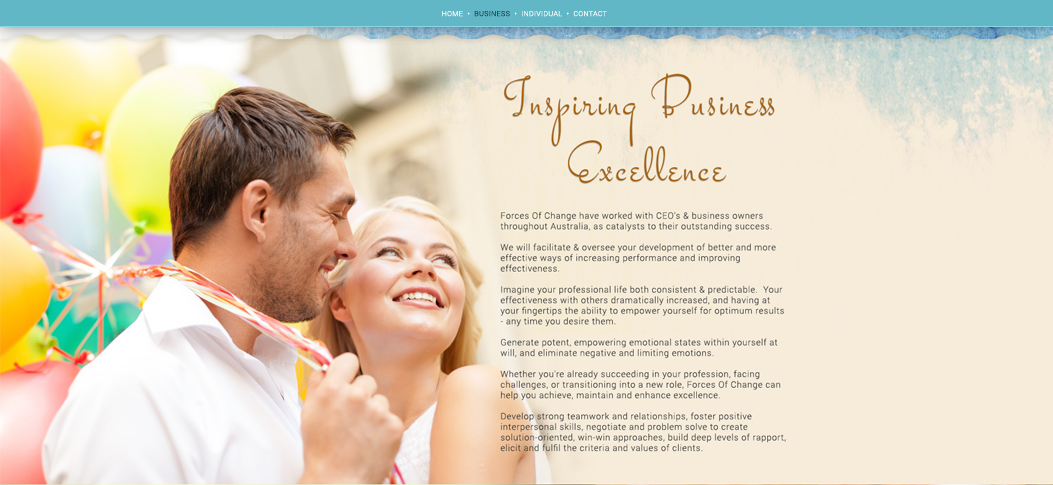 Web Design by elnapoles for Forces Of Change | Design #2813574