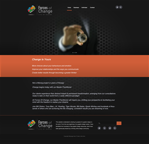 Web Design by denuj for Forces Of Change | Design #2766986