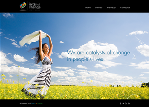 Web Design by Desire Design Solutions for Forces Of Change | Design: #2772692