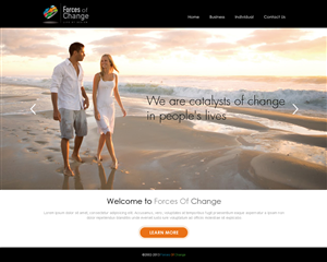 Web Design by Desire Design Solutions for Forces Of Change | Design: #2796753