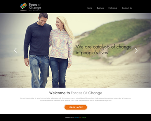 Web Design by Desire Design Solutions for Forces Of Change | Design: #2796764