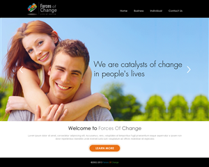 Web Design by Desire Design Solutions for Forces Of Change | Design: #2796775
