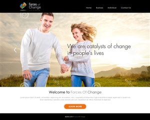 Web Design by Desire Design Solutions for Forces Of Change | Design: #2796784