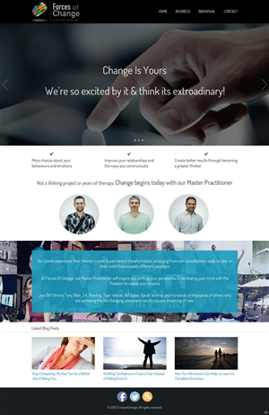 Web Design by pb for Forces Of Change | Design: #2770281