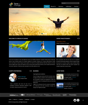 Web Design by pb for Forces Of Change | Design: #2770284