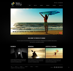 Web Design by pb for Forces Of Change | Design: #2770305