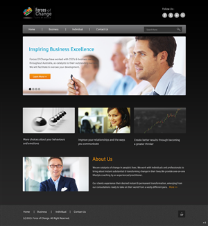 Web Design by pb for Forces Of Change | Design: #2770323