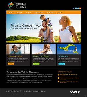 Web Design by pb for Forces Of Change | Design: #2770327