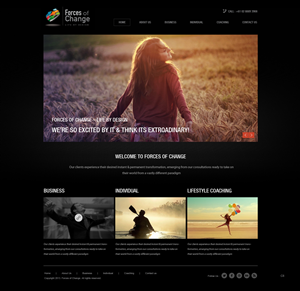 Web Design by pb for Forces Of Change | Design: #2790185