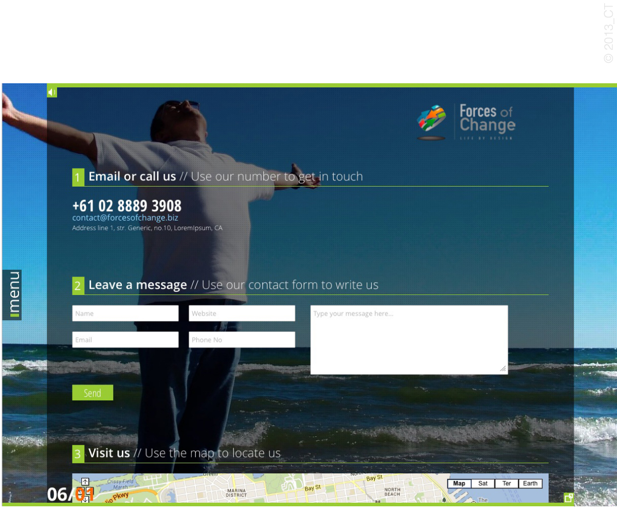 Web Design by conrad design for Forces Of Change | Design #2787767