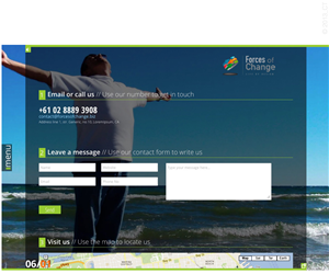 Web Design by conrad design for Forces Of Change | Design: #2787767