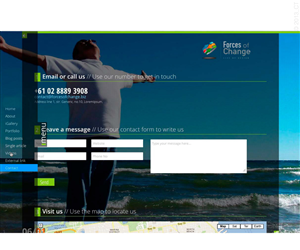 Web Design by conrad design for Forces Of Change | Design: #2787771