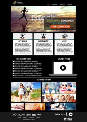 Web Design by Bright Star for Forces Of Change | Design: #2771054