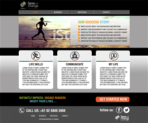 Web Design by Bright Star for Forces Of Change | Design: #2801958