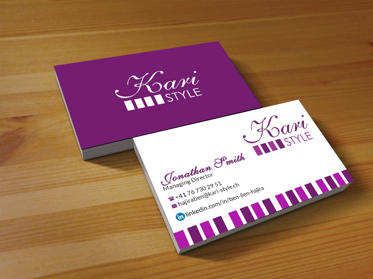 Business Card Design by Creations Box 2015 for this project | Design #17925825
