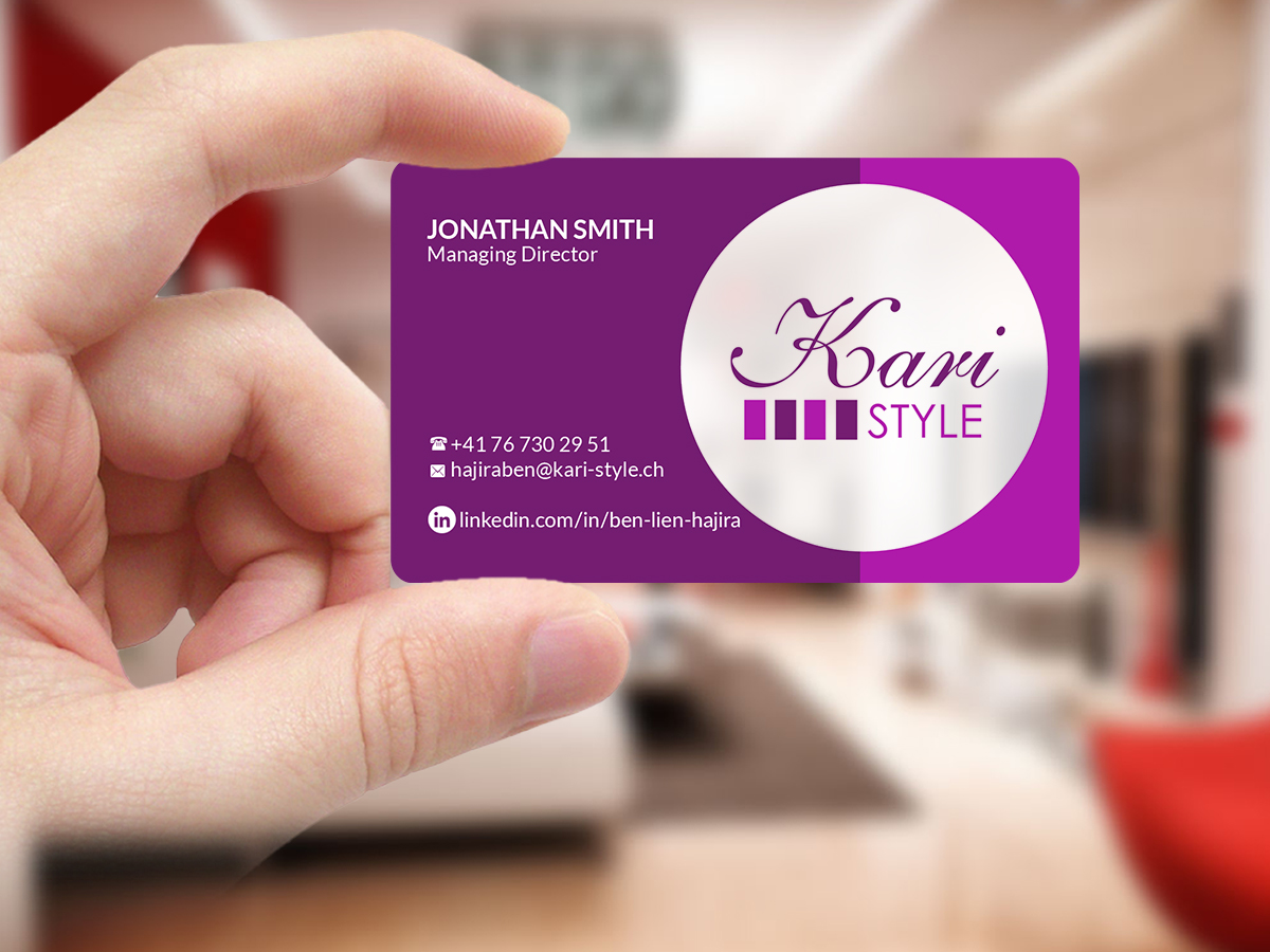 Business Card Design by Creations Box 2015 for this project | Design #17925839