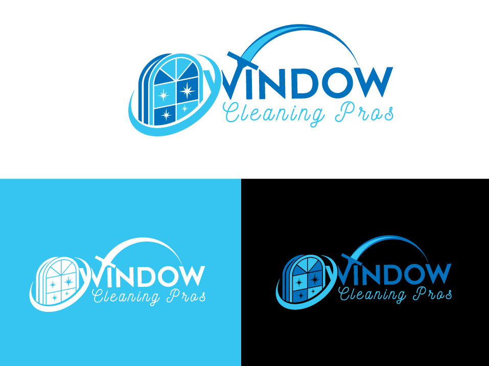 Logo Design by rocklee for Window Cleaning Pros | Design #17926164