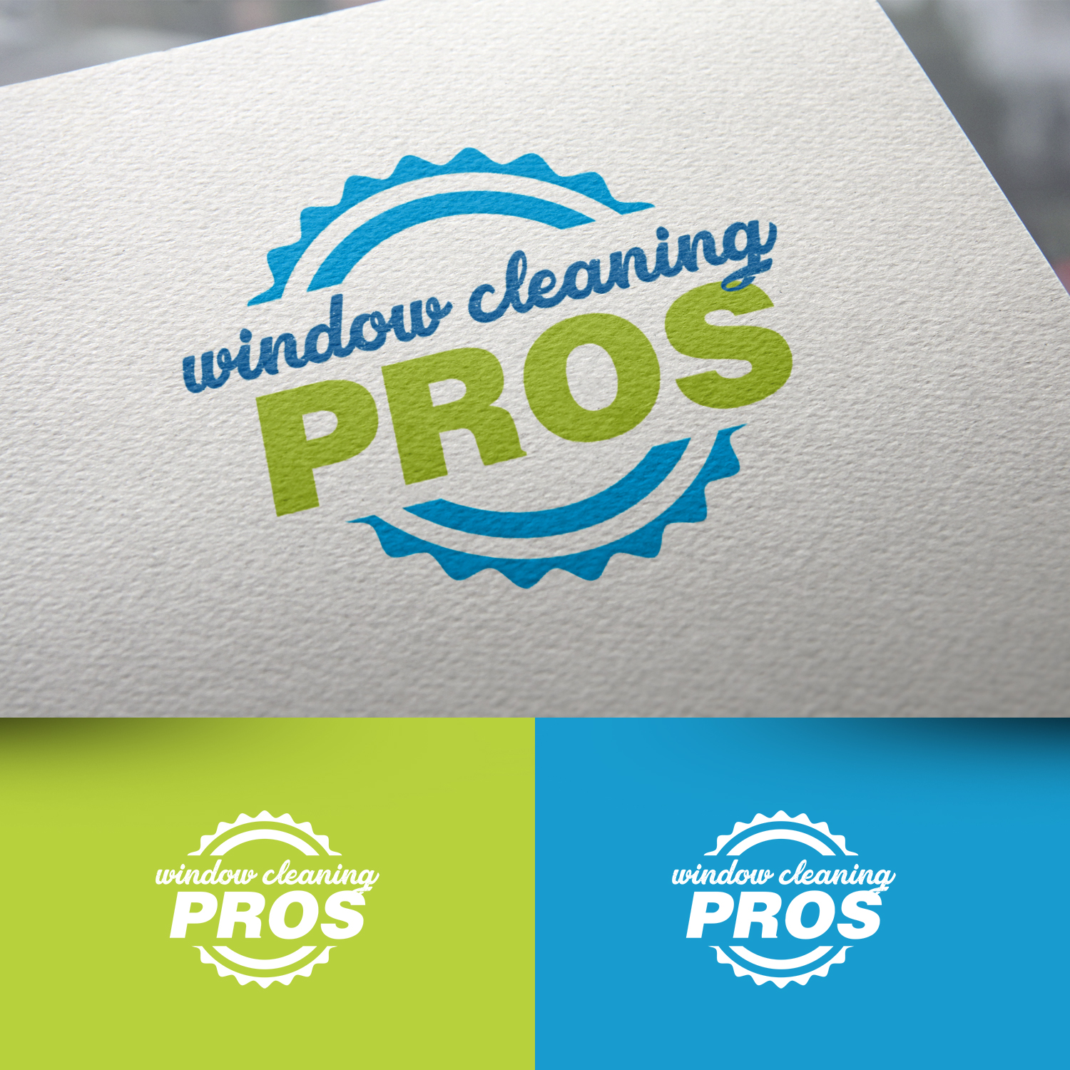 Logo Design by rafaeldsgn for Window Cleaning Pros | Design #17903682