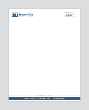Computer Service Provider in Need of New Letterhead Design | Letterhead Design by MIND