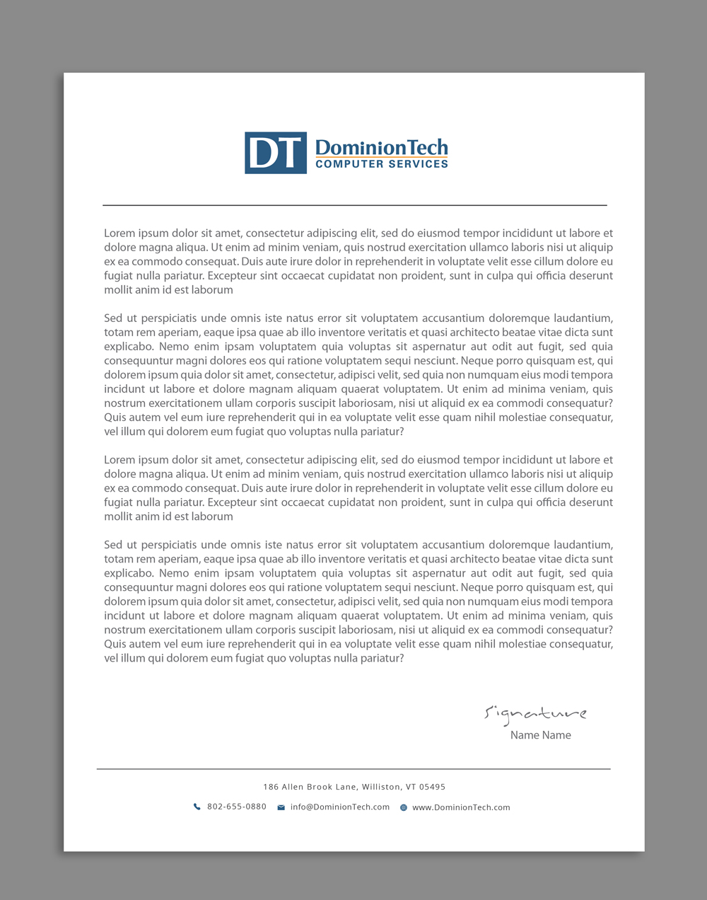 Letterhead Design by AbyJohns for this project | Design #17914494