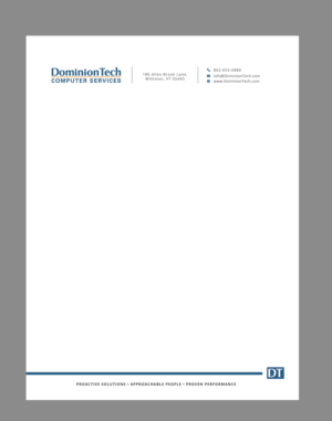 Computer Service Provider in Need of New Letterhead Design | Letterhead Design by AbyJohns