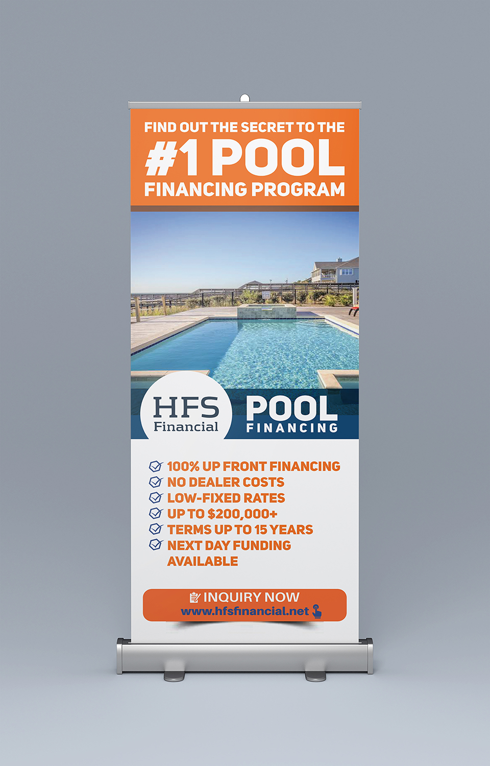 Messestand-Design von Deziners Zone für HFS Financial | Design #17916269