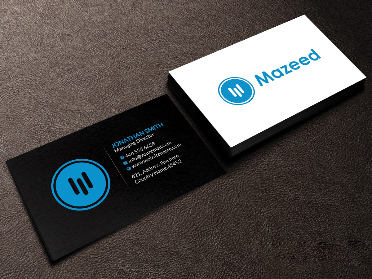 Business Card Design by Creations Box 2015 for this project | Design #17916569