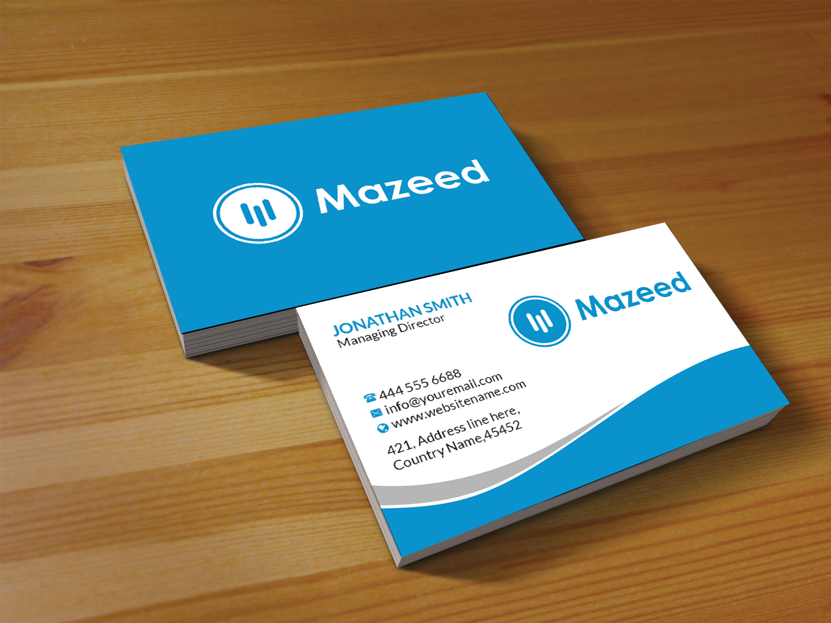 Business Card Design by Creations Box 2015 for this project | Design #17916572