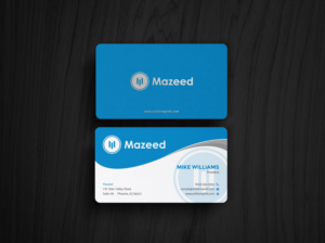 'Mazeed' a financial/crypto-currency exchange in the middle east | Diseño de Tarjeta de Presentación por alex_etel