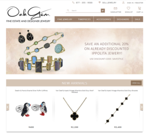 Banner Ad For Jewelery Website | Banner-Design von alex989