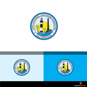 Cape Canaveral Lighthouse Foundation Half Marathon | Logo Design by Graphic Bricks