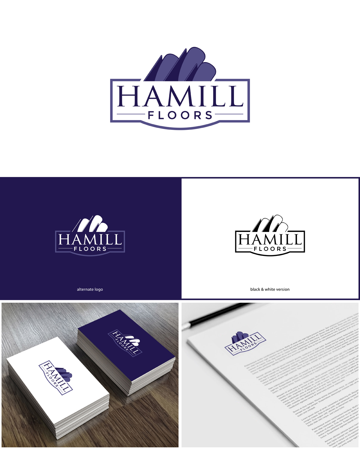 Logo Design by MoonFeather for Hamill Floors | Design #17914394