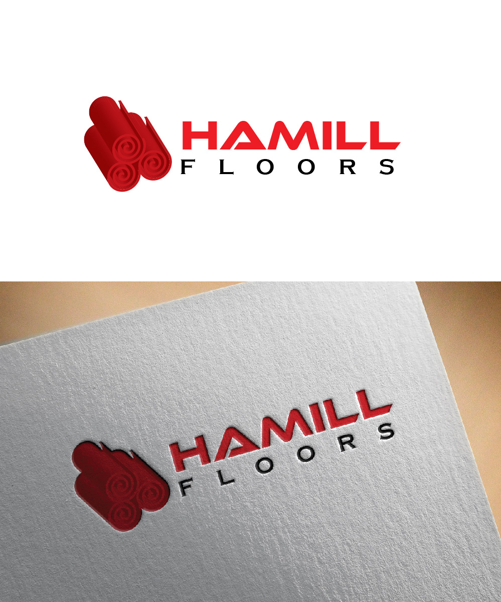 Logo Design by Isnah Logo for Hamill Floors | Design #18001086