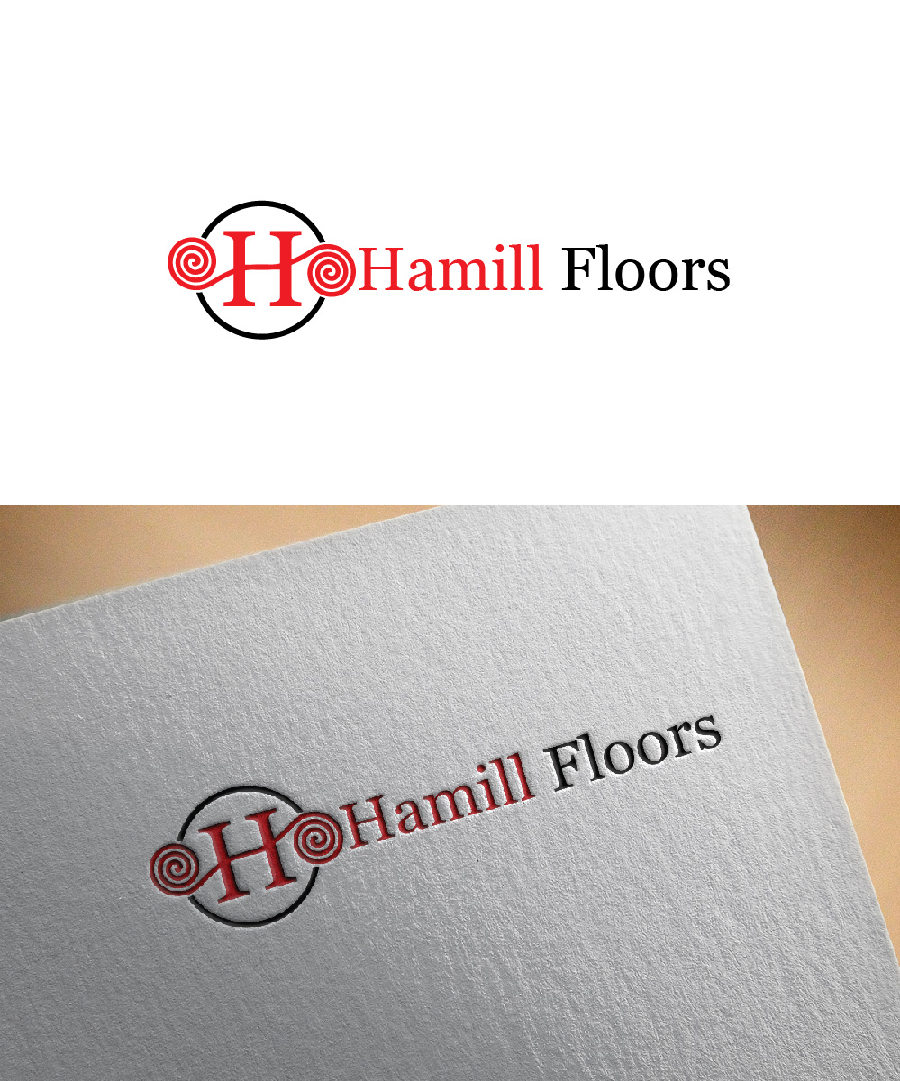 Logo Design by Isnah Logo for Hamill Floors | Design #18001087