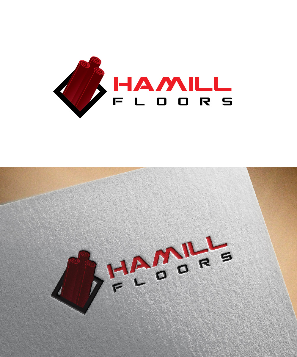 Logo Design by Isnah Logo for Hamill Floors | Design #18001088