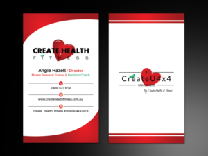 Business Card for Create Health & Fitness | Business Card Design by Sandaruwan
