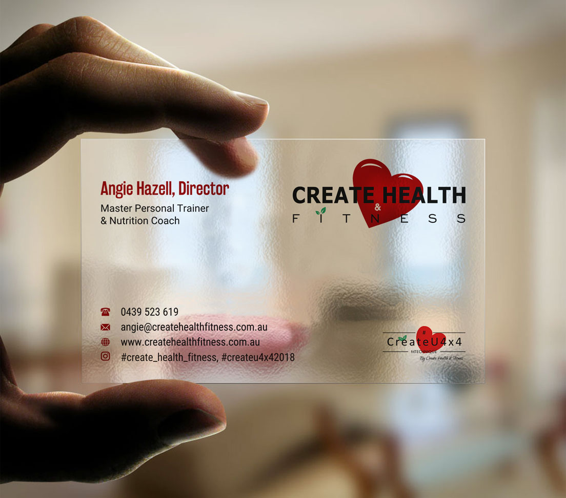 Business Card Design by INDIAN_Ashok for Create Health & Fitness | Design #17912635
