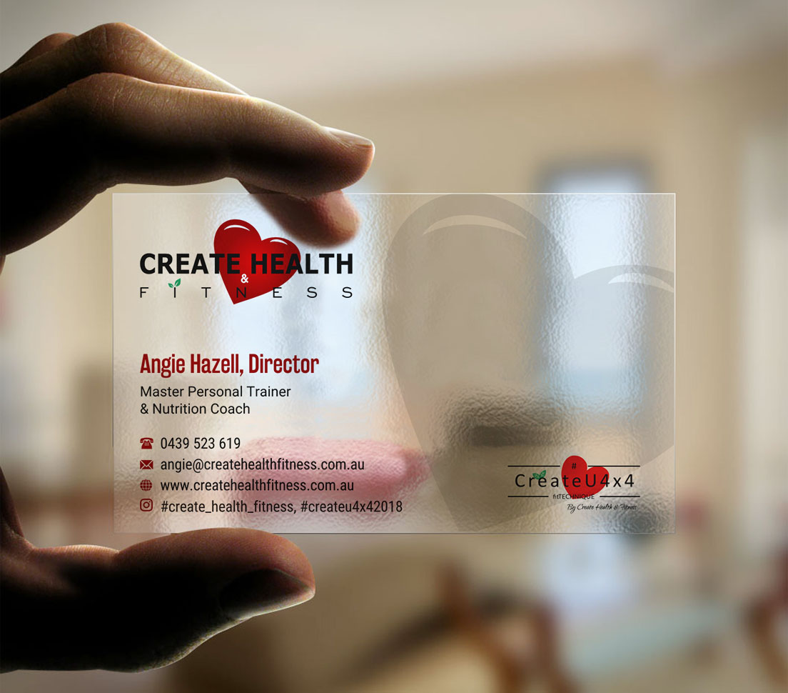 Business Card Design by INDIAN_Ashok for Create Health & Fitness | Design #17912636