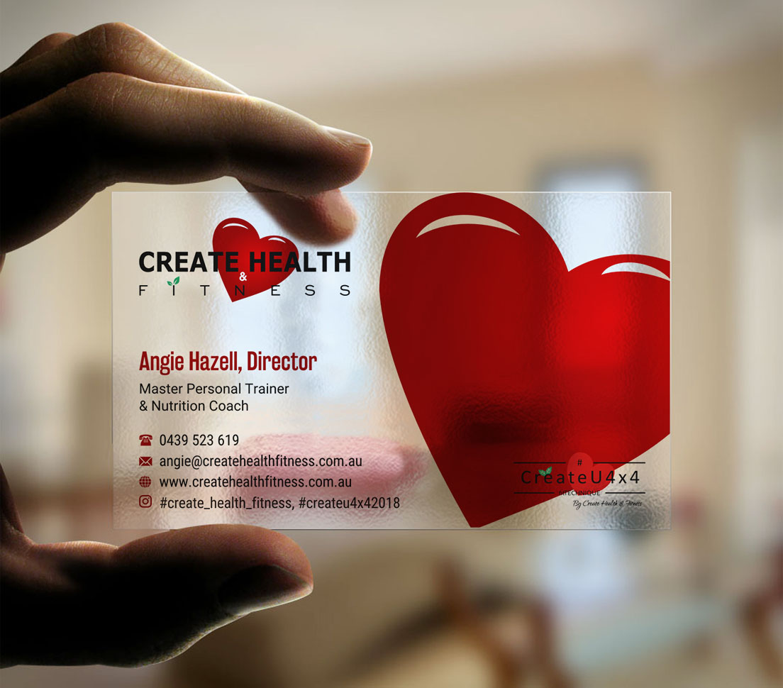 Business Card Design by INDIAN_Ashok for Create Health & Fitness | Design #17912637