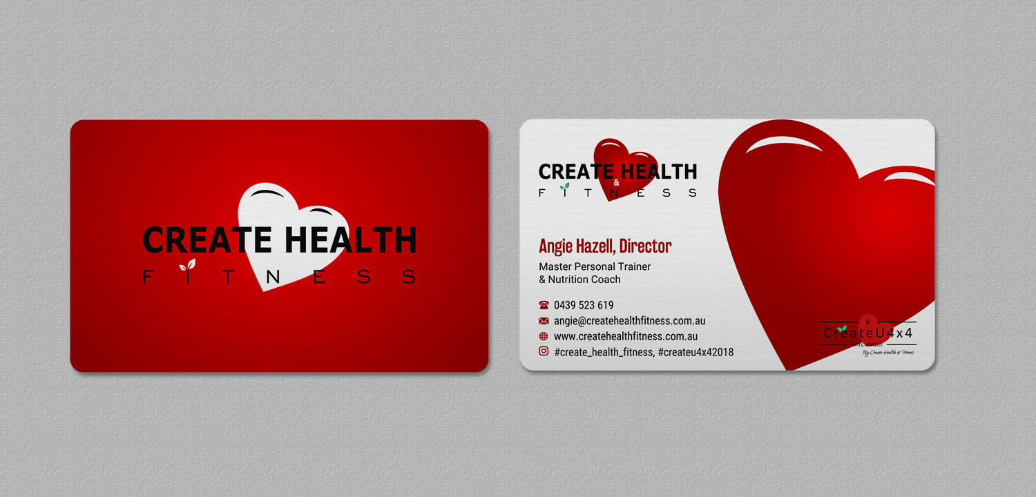 Design de Carte de Visite par INDIAN_Ashok pour Create Health & Fitness | Design #17912651