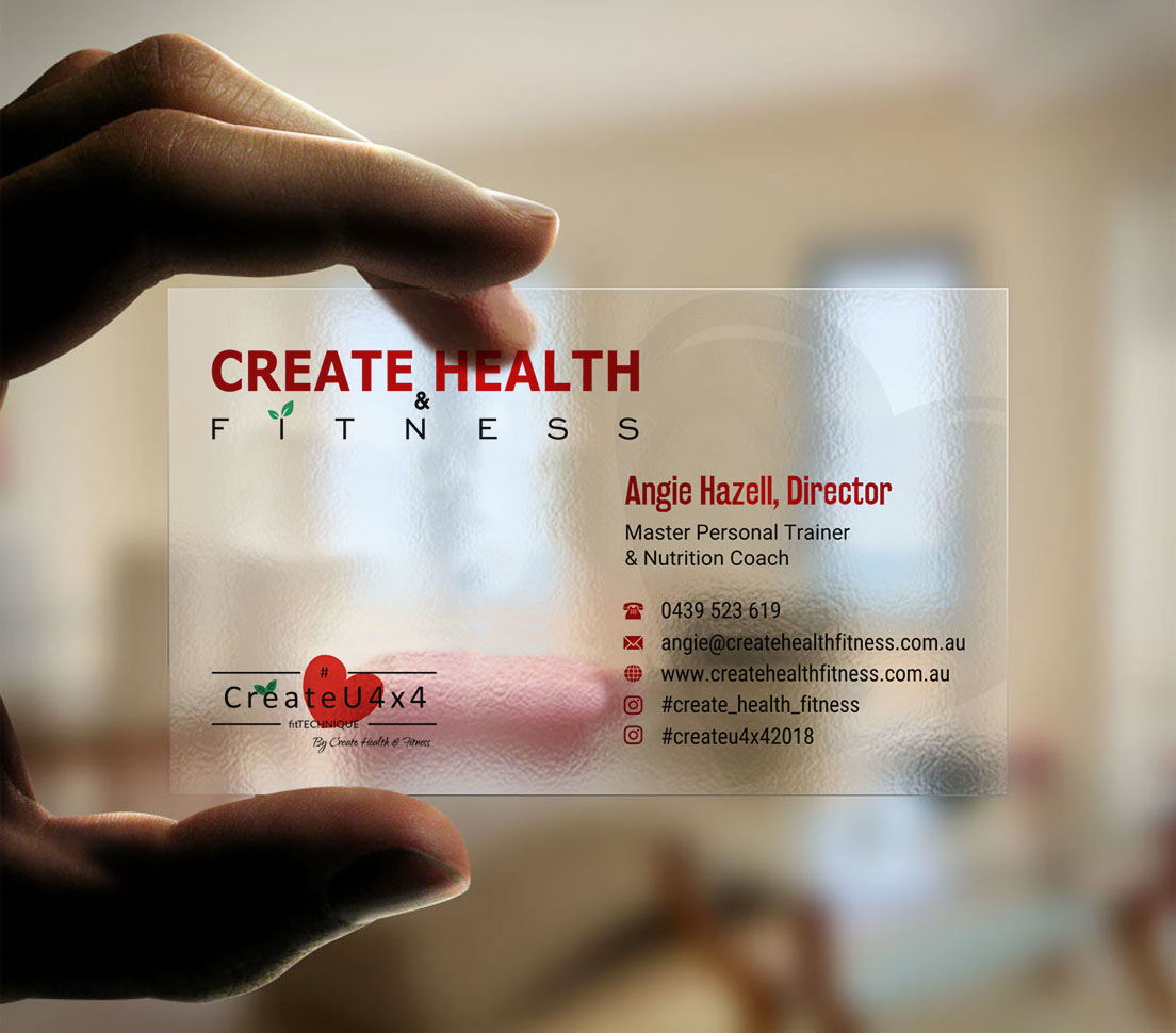 Design de Carte de Visite par INDIAN_Ashok pour Create Health & Fitness | Design #17912655